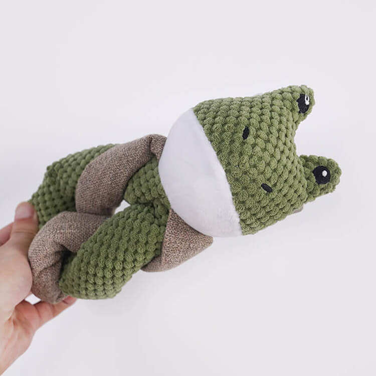 Jouets pour chiens en toile de jute - Lapin grenouille