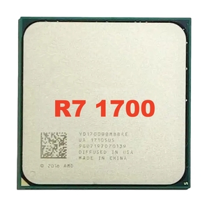 R7 1700 3.0กิกะเฮิร์ตซ์แปดคอร์สิบหก-เธรดโปรเซสเซอร์65วัตต์ YD1700BBM88AE ซ็อกเก็ต AM4ใช้ R7ซีพียูโปรเซสเซอร์1700 - Product Image 1