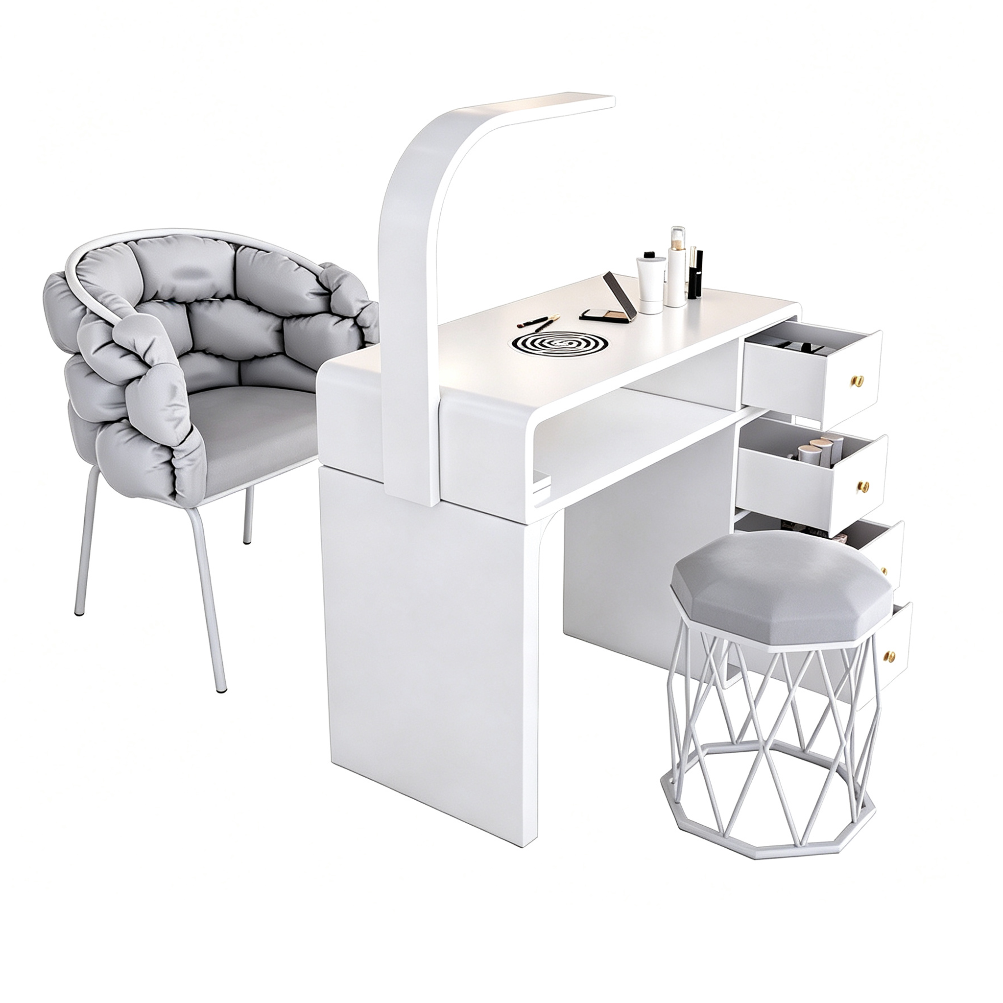01 Mesa de salón de uñas