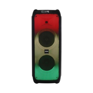 M להתאמה אישית כפולה 10 אינץ 'woofer Bluet' נייד רמקול אודיו הוביל אור תיבת קול רמקול צד אלחוטי