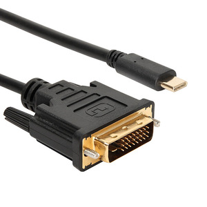 1.8M USB tip C USB-C Thunderbolt 3 DVI kablo kordonu erkek erkek dönüştürücü - Product Image 2
