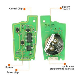 Xhorse XKAU01EN VVDI VVDI2 Wire Flip Remote chiave 3 pulsanti per Audi tipo programmatore chiave remoto