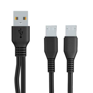 2-in-1 USB ชายไปยัง Type-C Micro USB Splitter 5เมตรสายชาร์จไฟสำหรับสองอุปกรณ์สำหรับโทรศัพท์มือถือลำโพงหูฟัง MP3 MP4ฯลฯ - Product Image 5