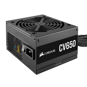 CORSAIR CV Series CV650 650W ATX12V 80 PLUS สีบรอนซ์ได้รับการรับรองแหล่งจ่ายไฟแบบไม่แยกส่วน - Product Image 1