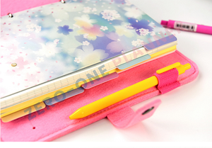 Customized A5 A6 Full Color Printing Index Page Custom 6 Rings Binder Loose Leaf Planner's Divider Page Card <strong>Paper</strong> Refill Page - Product Image 6