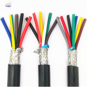 RVVPマルチコア銅通信ケーブル300V 0.5-6mm2 PVCシールドフレキシブル電線様々なサイズ