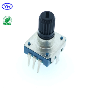 Yh Brand Bourns PEC12 RE130F EC12 Customization 12 pulse 24 pulse <strong>5</strong> pin enocder 12mm rotary <strong>encoder</strong> with push switch 24 detent - Product Image 5