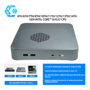 Minipc i5第4回ビジネスミニPCベアボーンシステムインテルCore i3第4回Win10小型コンピュータPC - Product Image 2