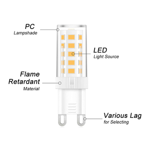 Iç aydınlatma için LED mısır ampul G9 5W AC220V enerji tasarrufu ev LED ampul çiçek tarzı titreşimsiz ışık kaynağı - Product Image 3