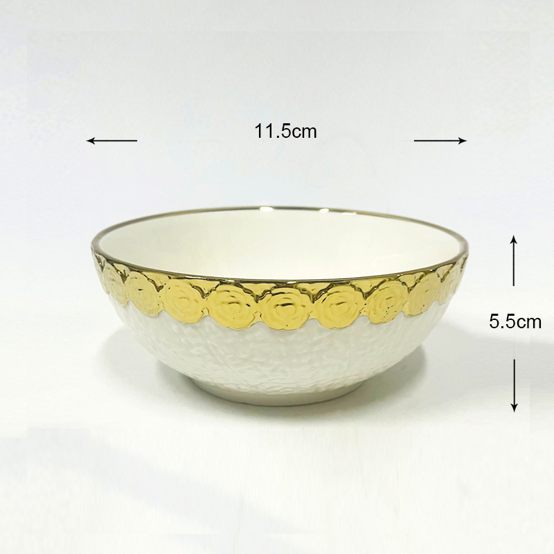 bol blanc de 4,5 pouces