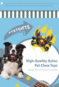Halat karışımı ile sofistike çevre dostu köpek çiğnemek oyuncak dayanıklı naylon rahat tarzı ilgi çekici diş dostu ilham yengeç tasarım - Product Image 2