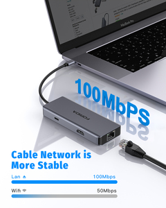 2025 miglior prezzo USB C a RJ45 adattatore Ethernet, 9 in 1 USB C a HDMI Docking Station con 100W Pd ricarica e lettore di schede - Product Image 6