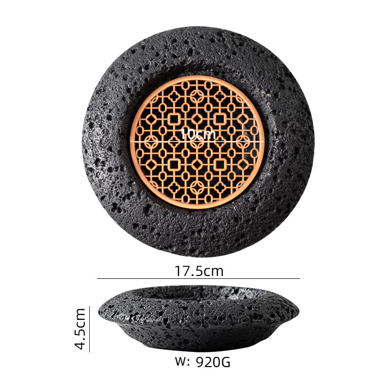 Assiette ronde de 17,5 x 4,5 cm
