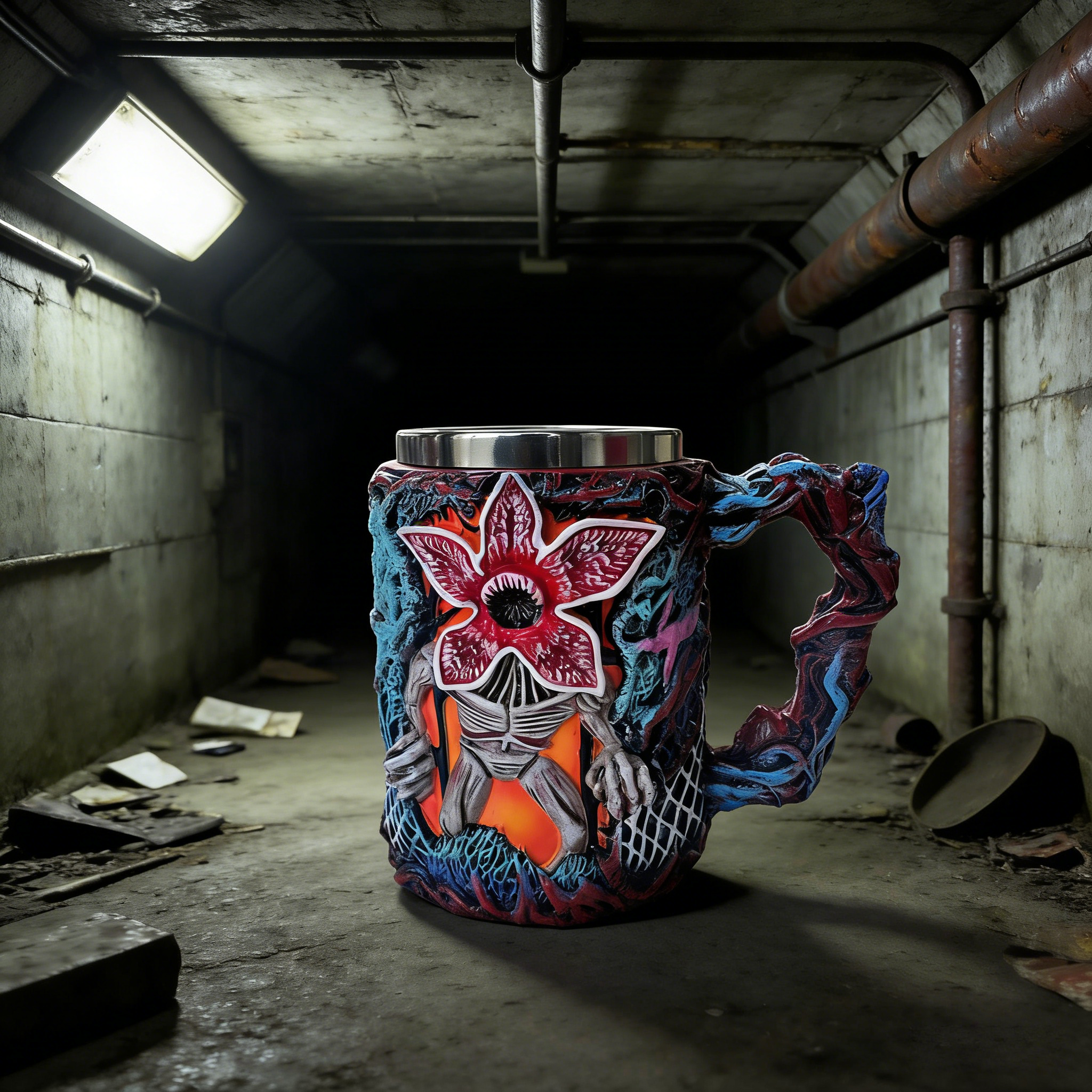 Man-eating flower cup