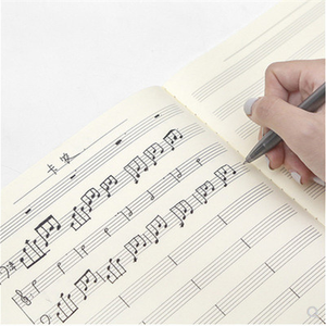 LABONユニバーサル16/24/32ページ音楽ノートブック高品質の厚みのある歌詞と音楽スタッフブック音楽理論エクササイズノートブック - Product Image 4