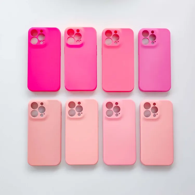 Capa de silicone líquido para celular, capa de silicone com embalagem para iphone 14 13 12 11 Pro Max Xr Xs, à prova de choque