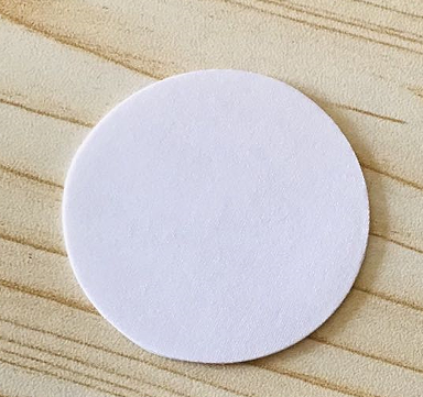 Rond blanc 40MM+40MM(1,57 pouces)
