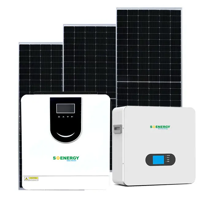 Pacchetto completo sistema di accumulo solare uso 5kw 10kw batteria di alimentazione fuori dalla rete per la casa Pv montaggio sistema di energia solare