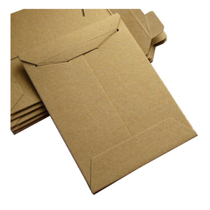 Cứng 450 GSM Kraft bìa hình ảnh in vận chuyển cứng trở lại phong bì bưu phẩm với khóa Tab - Product Image 5