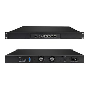 BKHD nuovo modello a buon mercato personalizzato Intel N100 1U Firewall montato su Rack 4 * RJ45 Mini-PCIE supporto Server di rete WIFI