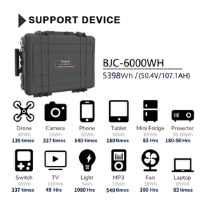 <span class=keywords><strong>Power</strong></span> Station portátil 6000W Solar American Japanese Plug LifePO4 Bateria de lítio Fonte de alimentação 3000W Potência nominal Uso ao ar livre