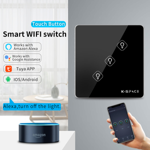 3 Gang 3 Way APP дистанционное управление трехполосный выключатель света в стене wifi - Product Image 5