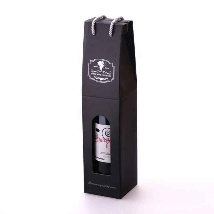 Ciglia sacchetti regalo vino gioielli pieghevoli Logo personalizzato per Champagne/Vodka/liquore/Whisky/bicchiere da vino scatola di imballaggio bottiglia singola