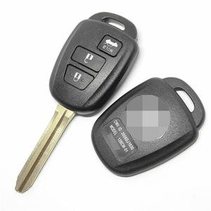 3 düğmeler otomatik boş tuşları değiştirme TOY43 Blade uzaktan araba anahtarı kabuk durumda Fob t-oyota c-amry için logo ile - Product Image 1