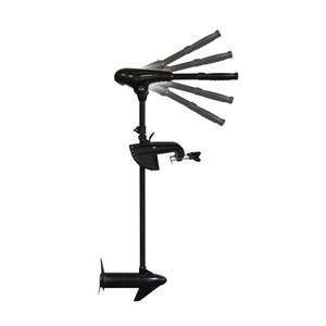 Quick Delivery <strong>Transom</strong> Mounted Trolling Electric Outboard Motor 0.8HP 12V DC with <strong>LED</strong> Battery Indicator for Kayak,fish Boat - Product Image 1