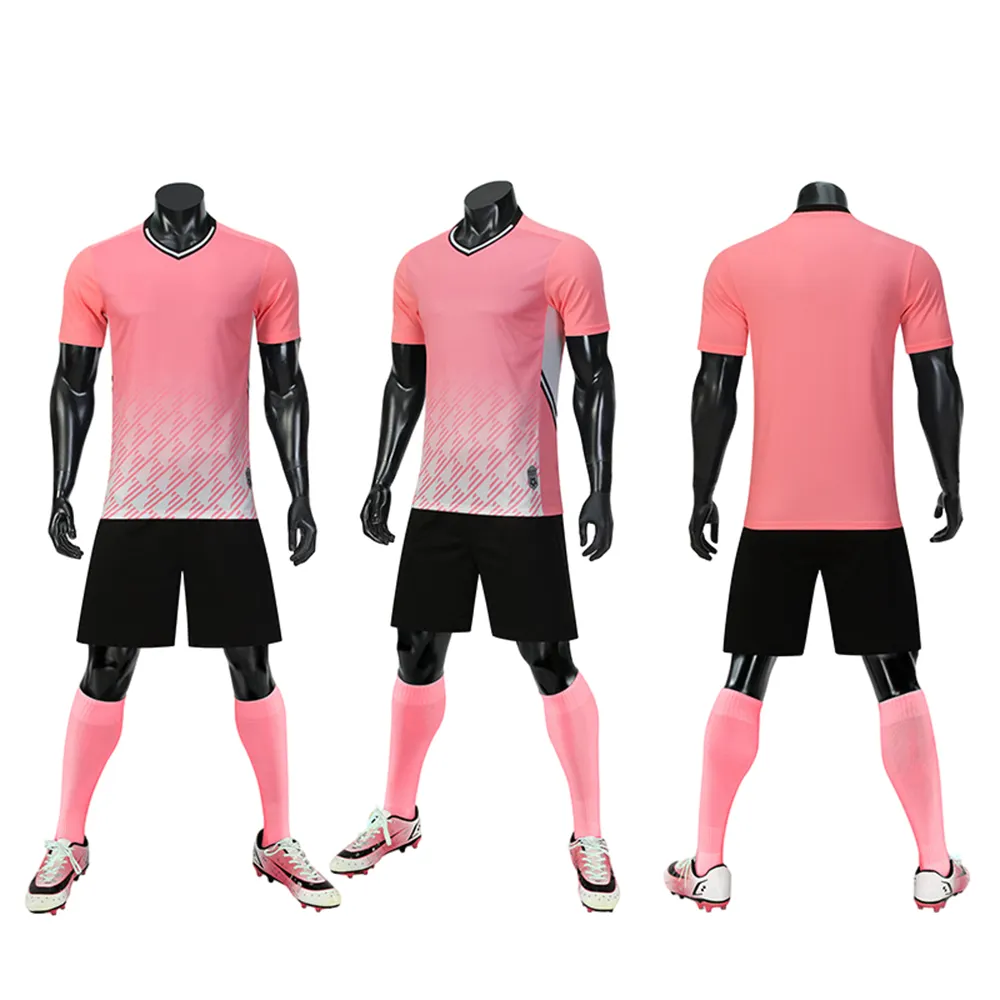 Camiseta de fútbol personalizada barata promocional, uniforme de club de fútbol, Conjunto de camiseta de fútbol para niños