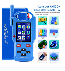 2024 Neuzugang Lonsdor KH100 Handschlüssel-Programmierer mit vier Ferns chl üsseln Indien hinzugefügt TATA & Mahindra erzeugen Remote-Chip - Product Image 6
