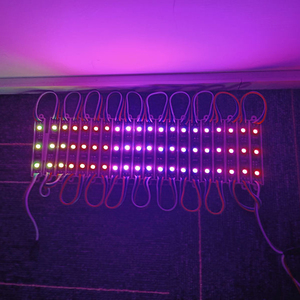 Черный 7515 светодиод Dmx по модулю 16703 Ic 3 провода 1 Вт 5050 3 чип 12 В Rgb светодиодный модуль полный цвет