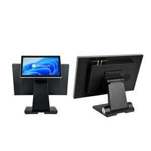 Pos Systems Con ImpresoraバーコードスキャナーPosマシンPosコンピュータWindowsダブルスクリーンプリンター付き - Product Image 1
