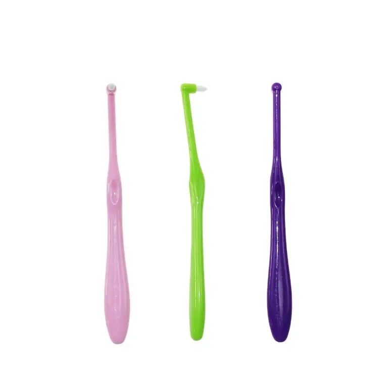 Brosse à touffe unique pour soins bucco-dentaires brosse à dents à faisceau unique de haute qualité à usage quotidien avec logo personnalisé