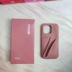 Luxury <strong>Rhode</strong> Silicone Mobile Phone Cases with Lip Gloss Lipstick Holder Compatible with for IPhone11 12 13 14 15 16 Pro <strong>Max</strong> Plus