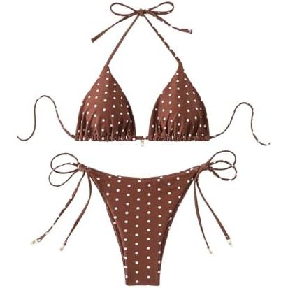 ลายจุดสีน้ำตาลกาแฟ