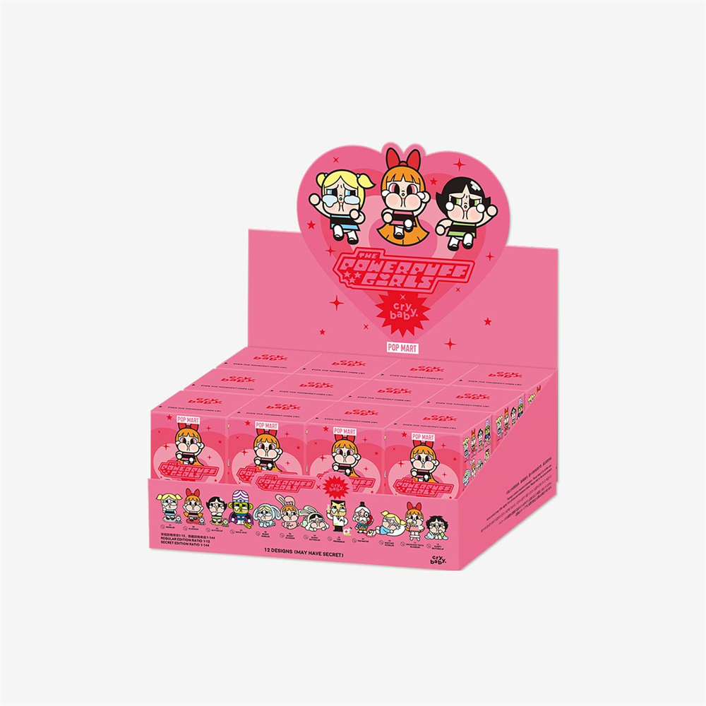 Coffret scellé de 12 boîtes - CRYBABY x Powerpuff Girls