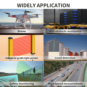 DTOF LiDAR sensore 50m gamma 500Hz 100KLux Anti-luce solare per Drone Robot AGV automazione industriale - Product Image 5