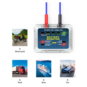 QUICKLYNKSBM6ワイヤレス4.0カーバッテリーモニター12Vバッテリーテスター充電クランキングテストバッテリーアナライザーAPP for Android IOS - Product Image 6
