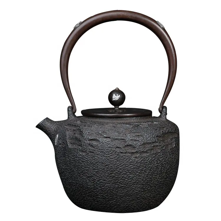 Japon saf demir olmayan kaplama demir su ısıtıcısı eski stil doğal antik dökme demir su kaynar damar şişesi su ısıtıcısı