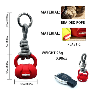 标准配重板DIY升华三角3D llaveros设计师配重板哑铃钥匙扣 - Product Image 2