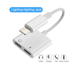 High Quality for iPhone Adapter 4 in 1 for <strong>Apple</strong> iPhone 15 14 13 12 11 XS MAX Plus NEW IOS VERSION Jack Earphone Adapter Aux C - Product Image 6