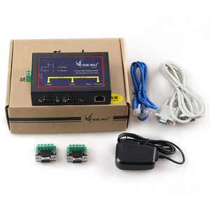 Server per dispositivi seriali RS232 RS422 RS485 a 2 porte TCP/IP comunicazione di rete DinRail RJ45 a RS232 multifunzionale
