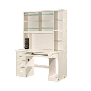Mesa de ordenador laminada para el hogar y la Oficina con estantería - Product Image 6