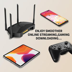 Ev güvenlik duvarı ile WiFi yönlendirici Wifi 6 Ax3000 Dual Band kablosuz örgü yönlendirici, WEP şifreleme, QoS VPN fonksiyonu