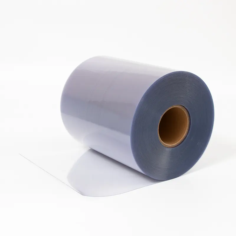 O PVC colorido transparente de HSQY 0.25mm cobre a película farmacêutica clara do PVC do bloco da bolha para o uso Pharma