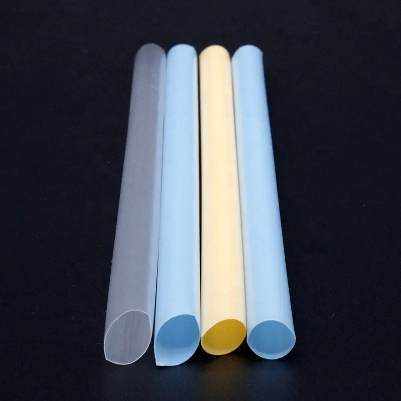 Personalizado 100% PLA Biodegradable Boba grande de paja para beber de la Copa de burbujas de colores Boba de paja de plástico duro de paja