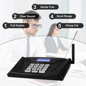 Dispositivo de comunicación radio digital de mano de largo alcance completo dúplex hogar Hotel sistema de intercomunicación inalámbrico - Product Image 2