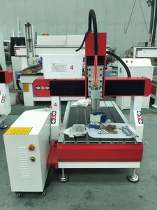 Mini enrutador CNC de escritorio 6090 para carpintería, cubierta antipolvo casera, eje giratorio Richauto DSP A11 NC Studio Mach3, sistema de Control - Product Image 4