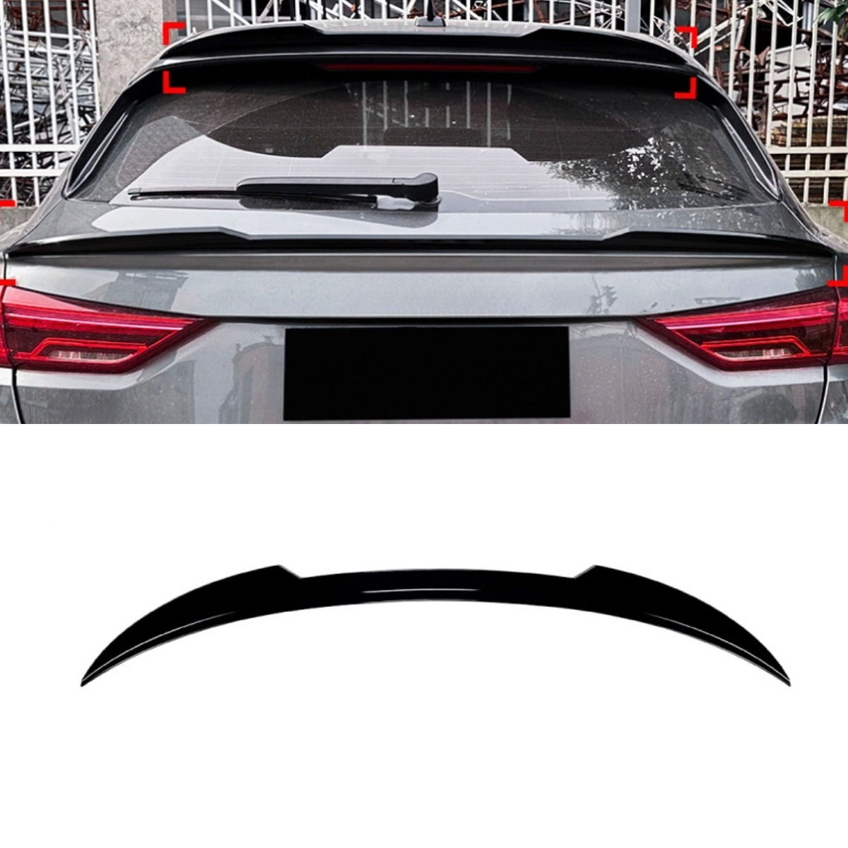 Ala Media - Negro Brillante